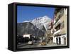 Mount Norquay and Downtown Banff, Alberta, Canada, North America-DeFreitas Michael-Framed Stretched Canvas