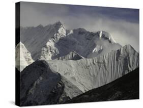 Mount Nupste from the Northside, Tibet-Michael Brown-Stretched Canvas