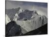 Mount Nupste from the Northside, Tibet-Michael Brown-Stretched Canvas