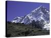 Mount Nuptse from Afar, Nepal-Michael Brown-Stretched Canvas