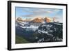 Mount Oberlin and Cannon at Glacier NP, Montana, Usa-Chuck Haney-Framed Photographic Print