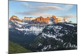 Mount Oberlin and Cannon at Glacier NP, Montana, Usa-Chuck Haney-Mounted Photographic Print