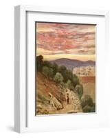 Mount of Olives and Jerusalem-Henry Andrew Harper-Framed Giclee Print