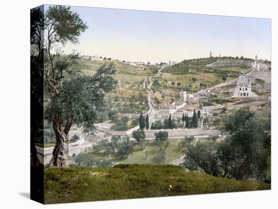 Mount Of Olives, C1900-null-Stretched Canvas