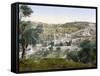 Mount Of Olives, C1900-null-Framed Stretched Canvas