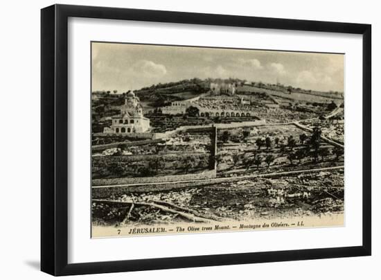 Mount of Olives, Jerusalem-null-Framed Photographic Print