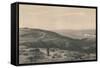 Mount of Olives & Valley of Jehoshaphat, 1871-D Mitchell-Framed Stretched Canvas