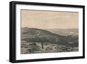 Mount of Olives & Valley of Jehoshaphat, 1871-D Mitchell-Framed Giclee Print