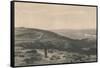 Mount of Olives & Valley of Jehoshaphat, 1871-D Mitchell-Framed Stretched Canvas