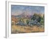 Mount of Sainte-Victoire, C.1888-89-Pierre-Auguste Renoir-Framed Giclee Print