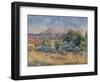 Mount of Sainte-Victoire, C.1888-89-Pierre-Auguste Renoir-Framed Giclee Print