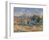 Mount of Sainte-Victoire, C.1888-89-Pierre-Auguste Renoir-Framed Giclee Print