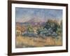 Mount of Sainte-Victoire, C.1888-89-Pierre-Auguste Renoir-Framed Giclee Print