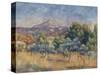 Mount of Sainte-Victoire, C.1888-89-Pierre-Auguste Renoir-Stretched Canvas