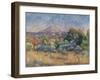 Mount of Sainte-Victoire, C.1888-89-Pierre-Auguste Renoir-Framed Giclee Print