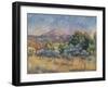 Mount of Sainte-Victoire, C.1888-89-Pierre-Auguste Renoir-Framed Giclee Print