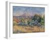 Mount of Sainte-Victoire, C.1888-89-Pierre-Auguste Renoir-Framed Giclee Print