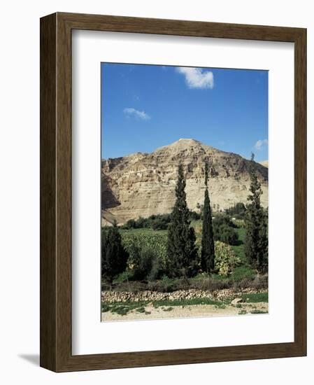 Mount of Temptation, Jericho, Israel, Middle East-Robert Harding-Framed Photographic Print