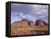 Mount Olga from the West, Northern Territory, Australia-Paolo Koch-Framed Stretched Canvas