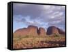 Mount Olga from the West, Northern Territory, Australia-Paolo Koch-Framed Stretched Canvas