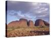 Mount Olga from the West, Northern Territory, Australia-Paolo Koch-Stretched Canvas