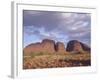 Mount Olga from the West, Northern Territory, Australia-Paolo Koch-Framed Photographic Print