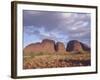 Mount Olga from the West, Northern Territory, Australia-Paolo Koch-Framed Photographic Print