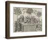 Mount Parnassus (After Raphael), Ca, 1510-15-Marcantonio Raimondi-Framed Giclee Print