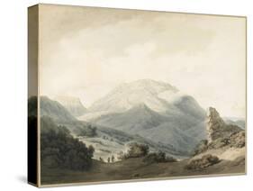 Mount Parnassus from the Road Between Livadia and Delphi, C. 1790-John Robert Cozens-Stretched Canvas