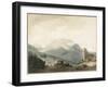 Mount Parnassus from the Road Between Livadia and Delphi, C. 1790-John Robert Cozens-Framed Giclee Print