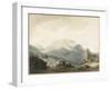 Mount Parnassus from the Road Between Livadia and Delphi, C. 1790-John Robert Cozens-Framed Giclee Print