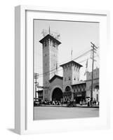 Mount Pelee, Coney Island, N.Y.-null-Framed Photo