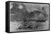 Mount Pelee Saint-Pierre Martinique 48 Hours after the Eruption-H.c. Seppings Wright-Framed Stretched Canvas