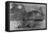Mount Pelee Saint-Pierre Martinique 48 Hours after the Eruption-H.c. Seppings Wright-Framed Stretched Canvas