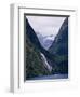 Mount Pembroke, Harrison Cove, Bowen Falls, Milford Sound, Otago, South Island, New Zealand-Ken Gillham-Framed Photographic Print