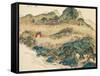 Mount Penglai (Mountain of Immortal), 1924-Tessai Tomioka-Framed Stretched Canvas