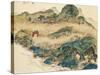 Mount Penglai (Mountain of Immortal), 1924-Tessai Tomioka-Stretched Canvas