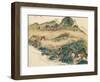 Mount Penglai (Mountain of Immortal), 1924-Tessai Tomioka-Framed Giclee Print