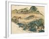 Mount Penglai (Mountain of Immortal), 1924-Tessai Tomioka-Framed Giclee Print