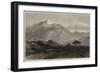 Mount Pentelicus, from the Height Above Marathon, Near the Haunt of the Greek Brigands-null-Framed Giclee Print