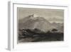 Mount Pentelicus, from the Height Above Marathon, Near the Haunt of the Greek Brigands-null-Framed Giclee Print