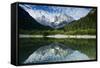 Mount Prisojnik (2,547M) and Mount Razor (2,601M) Viewed from Kranjska Gora. Triglav Np, Slovenia-Zupanc-Framed Stretched Canvas