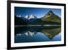 Mount Prisojnik (2,547M) and Mount Razor (2,601M) with Reflection in a Lake, Triglav Np, Slovenia-Zupanc-Framed Photographic Print