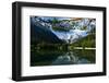 Mount Prisojnik (2,547M) and Mount Razor (2,601M) with Reflection in Pond, Triglav Np, Slovenia-Zupanc-Framed Photographic Print