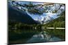 Mount Prisojnik (2,547M) and Mount Razor (2,601M) with Reflection in Pond, Triglav Np, Slovenia-Zupanc-Mounted Photographic Print