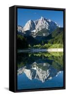 Mount Prisojnik (2,547M) with Reflection in a Small Pond , Kranjska Gora, Triglav Np, Slovenia-Zupanc-Framed Stretched Canvas