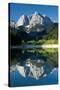 Mount Prisojnik (2,547M) with Reflection in a Small Pond , Kranjska Gora, Triglav Np, Slovenia-Zupanc-Stretched Canvas