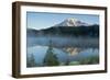 Mount Rainier and Reflection Lake, Mount Rainier National Park, Washington-Michel Hersen-Framed Photographic Print