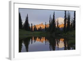 Mount Rainier at Dawn-Ken Archer-Framed Photographic Print