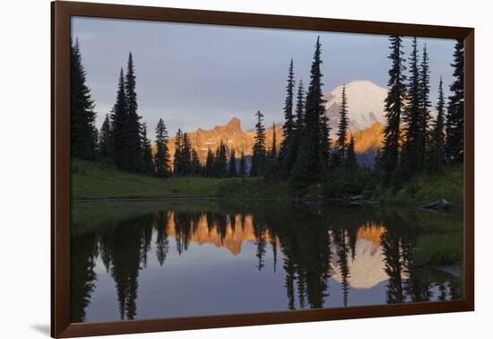 Mount Rainier at Dawn-Ken Archer-Framed Photographic Print